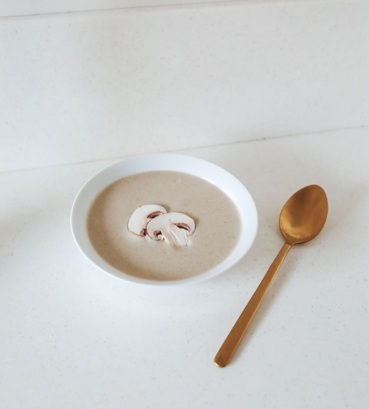 Organic Fresh Mushroom Soup
