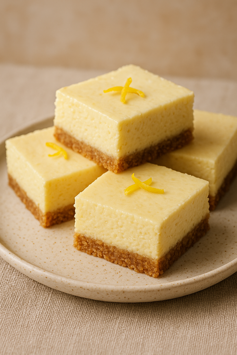 Lemon Cheesecake Squares