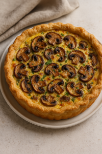 Mushroom Gruyère Tart